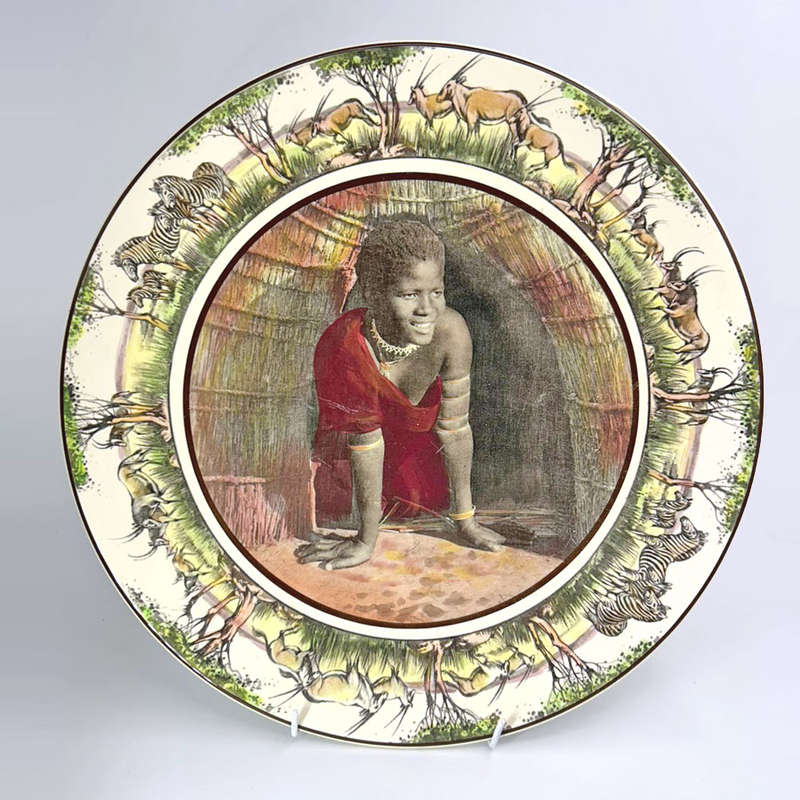 Royal Doulton South African Series Zulu Girl Charger