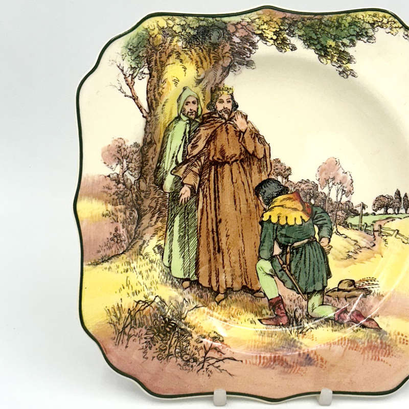Royal Doulton Under the Greenwood Tree Rack Square Plate D6341