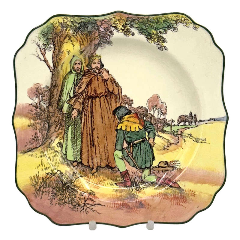 Royal Doulton Under the Greenwood Tree Rack Square Plate D6341
