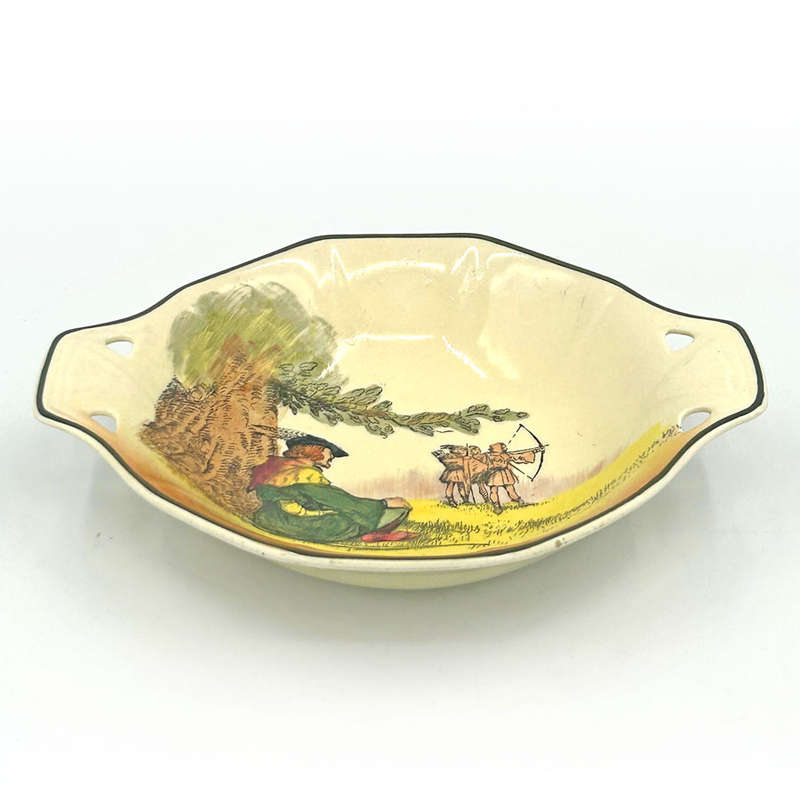 Royal Doulton Under The Greenwood Tree Robin Tab Handled Bon Bon
