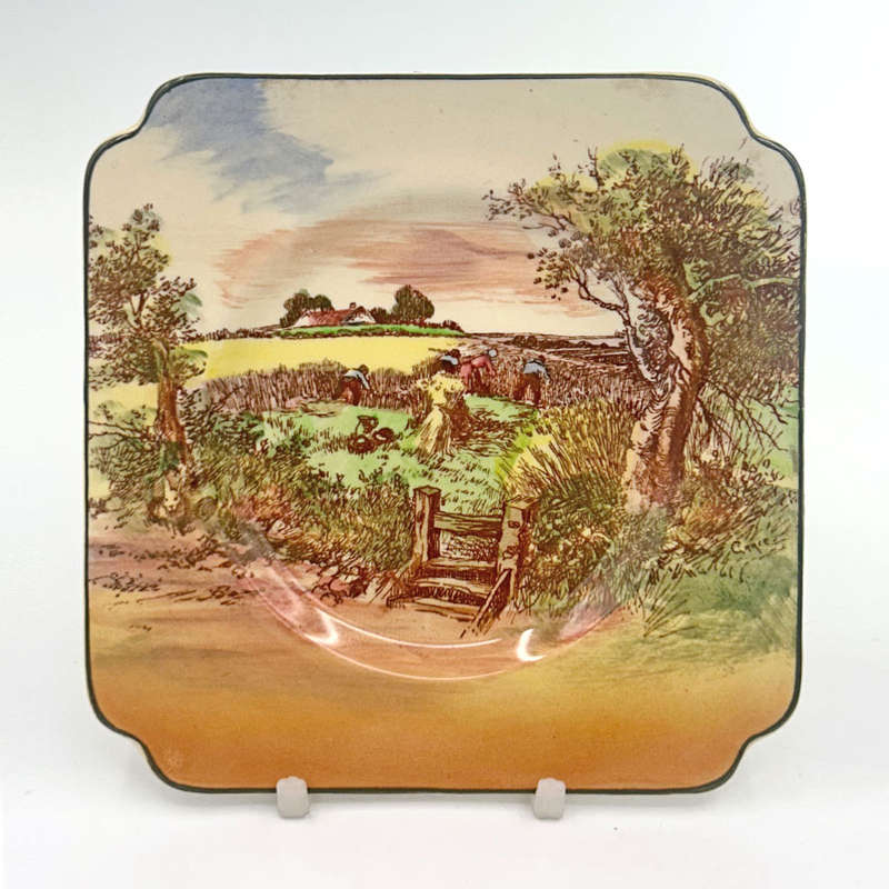 Rustic England Plate Royal Doulton D6796