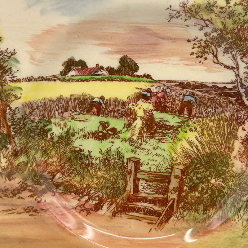 Rustic England Plate Royal Doulton D6796