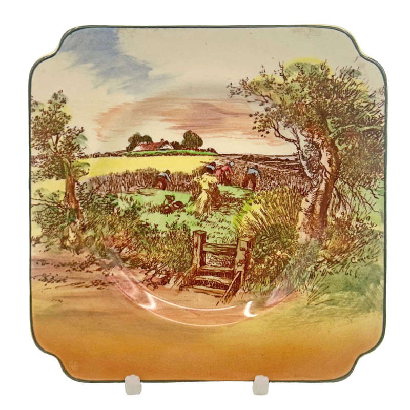 Rustic England Plate Royal Doulton D6796
