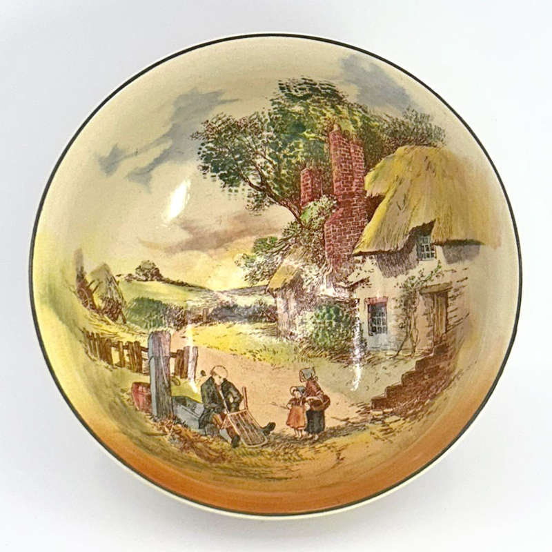 Rustic England Royal Doulton Pedestal Bowl