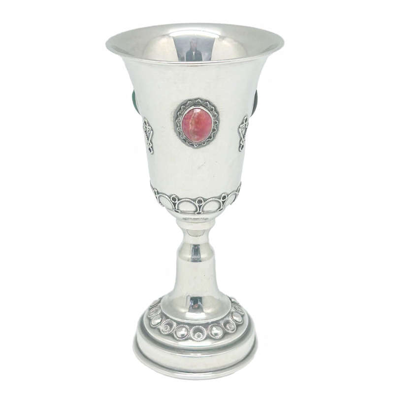 Silver Israeli Kiddush Chalice Cup  C1960
