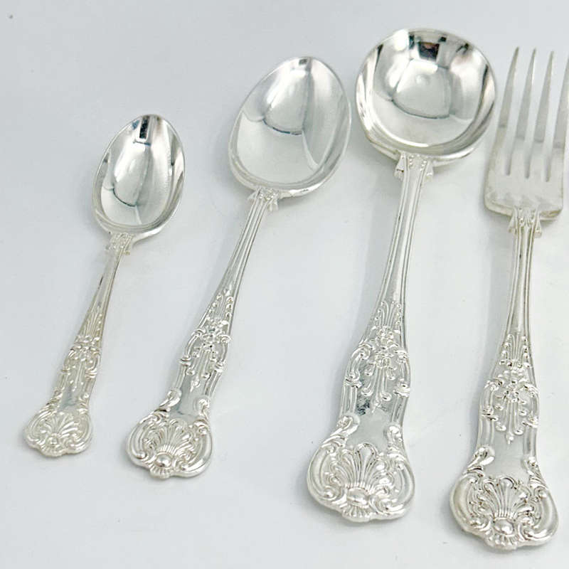 Silver Plated John Turton Kings Pattern Canteen of Cuttlery 150 Piece