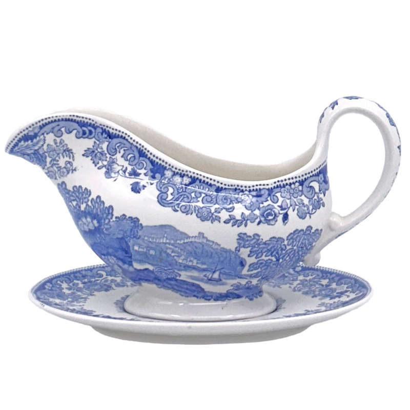 Spode Copeland Severn Sauce Boat On Stand