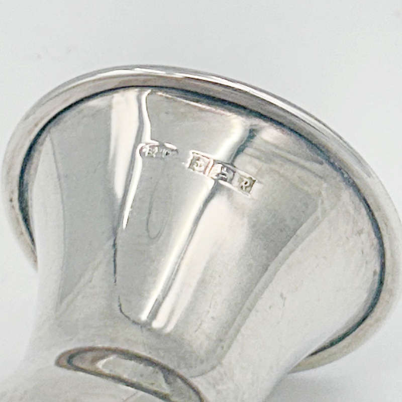 Hallmarked  Silver Pedestal Kiddush Cup Birmingham 1966