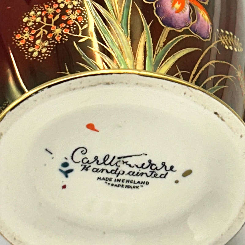 Carlton Ware Chinoiserie Rouge Royale Mallard Coffee Pot