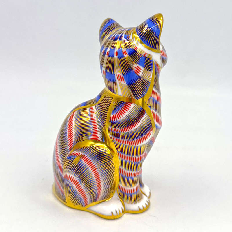 Royal Crown Derby Cat  Paperweight XLIX