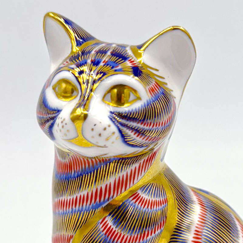 Royal Crown Derby Cat  Paperweight XLIX