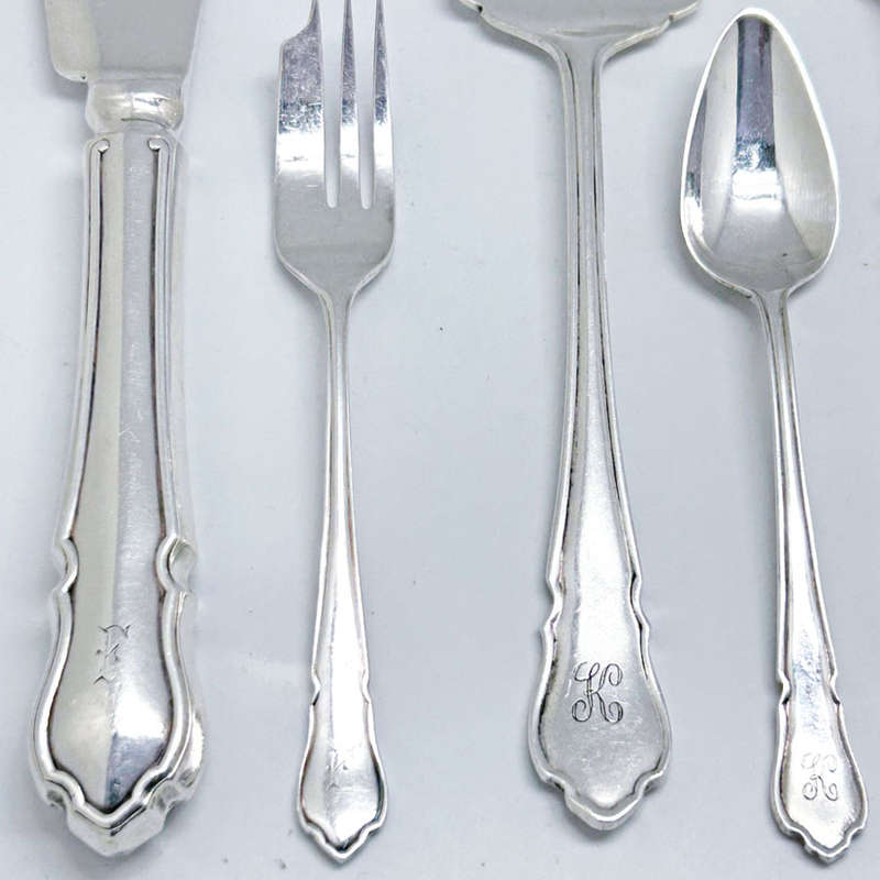 Friar Silver Plated Cuttlery Set Dubarry 189 Pieces