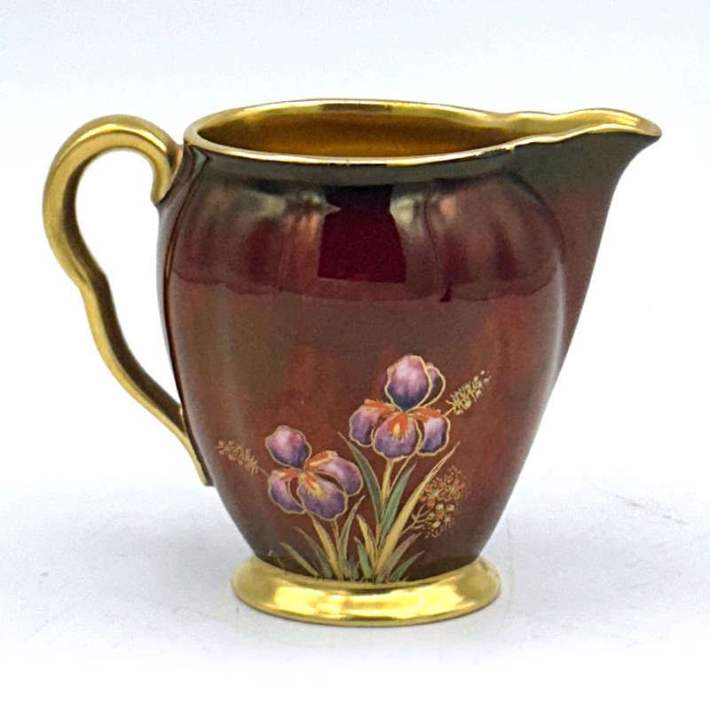 Carlton Ware Chinoiserie Rouge Royale Mallard Coffee Set Milk Jug