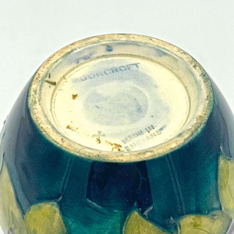 Moorcroft Clematis Green Ground Vase  C1938