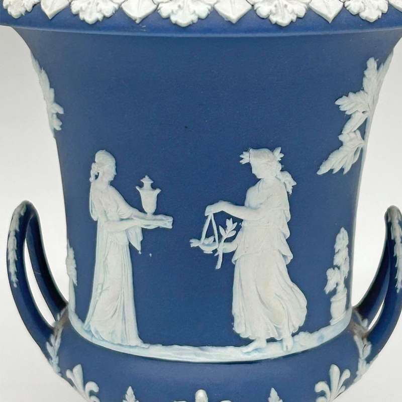 Rare Wedgwood Jasperware Lidded Urn 1896