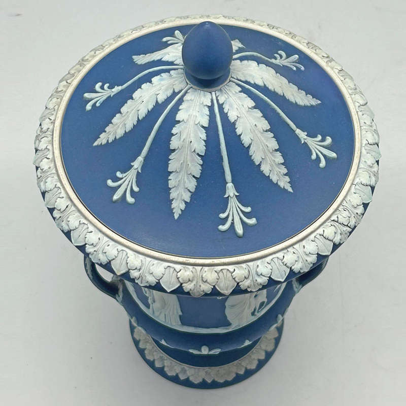 Rare Wedgwood Jasperware Lidded Urn 1896