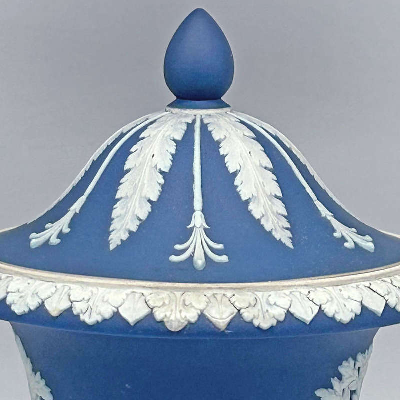 Rare Wedgwood Jasperware Lidded Urn 1896