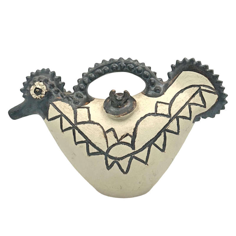 Rorke's Drift Pottery Elizabeth Mbatha Chicken Vessel 1980