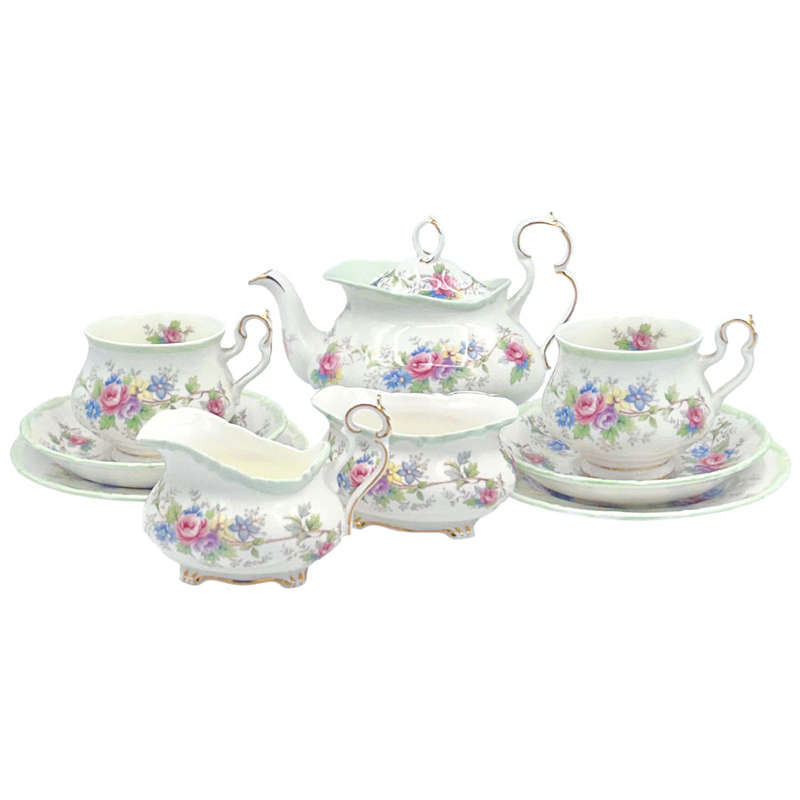 Royal Albert Colleen Victoria Bachelor Tea Set Tea For Two