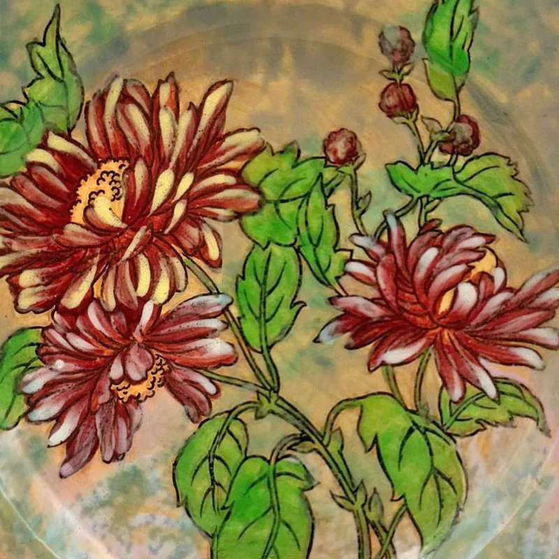 Royal Doulton Chrysanthemum Decorative Wall Plate D6299