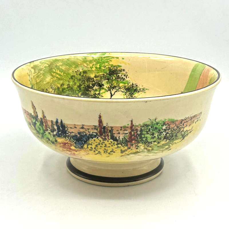 Royal Doulton Gum Trees In Countryside Pedestal Fruit Bowl D4932