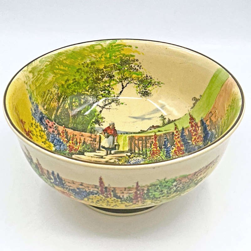 Royal Doulton Gum Trees In Countryside Pedestal Fruit Bowl D4932