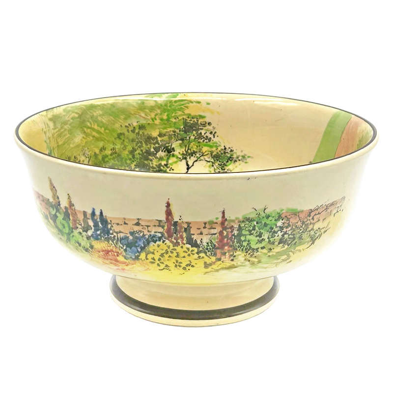 Royal Doulton Gum Trees In Countryside Pedestal Fruit Bowl D4932