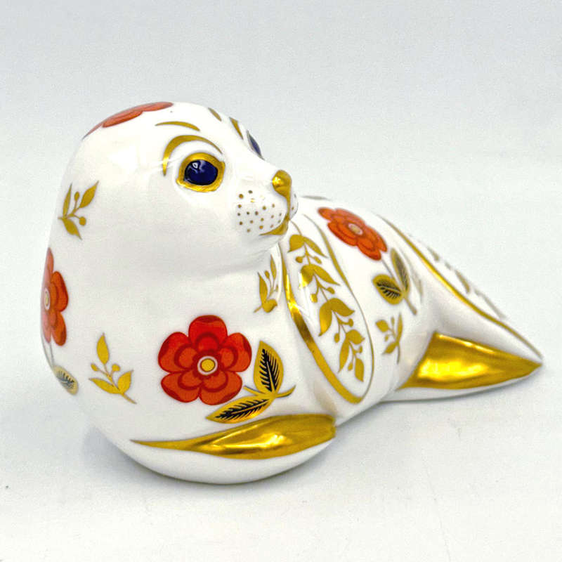 Royal Crown Derby Seal Paperweight
