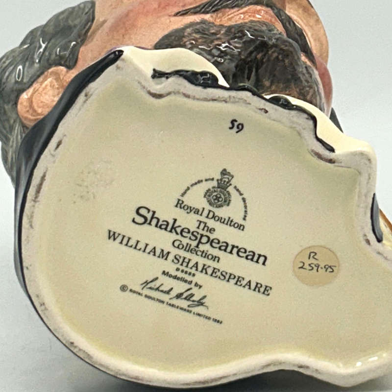 Royal Doulton Large Character Jug William Shakespeare D6689