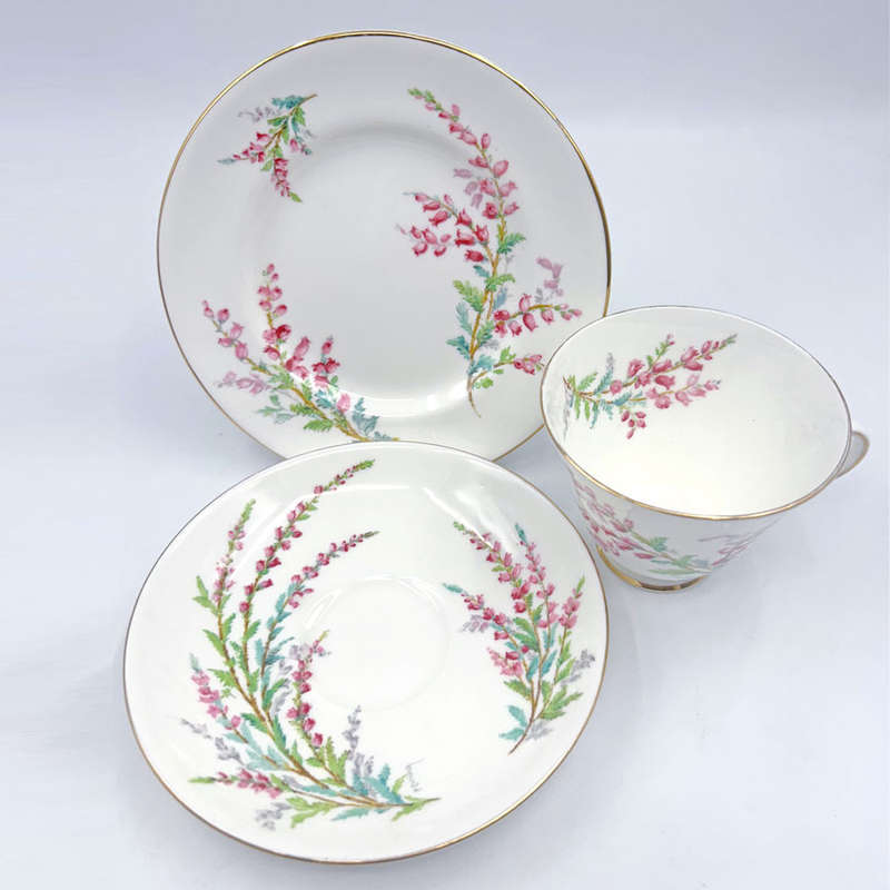 Royal Doulton Bell Heather Tea Trio D4840