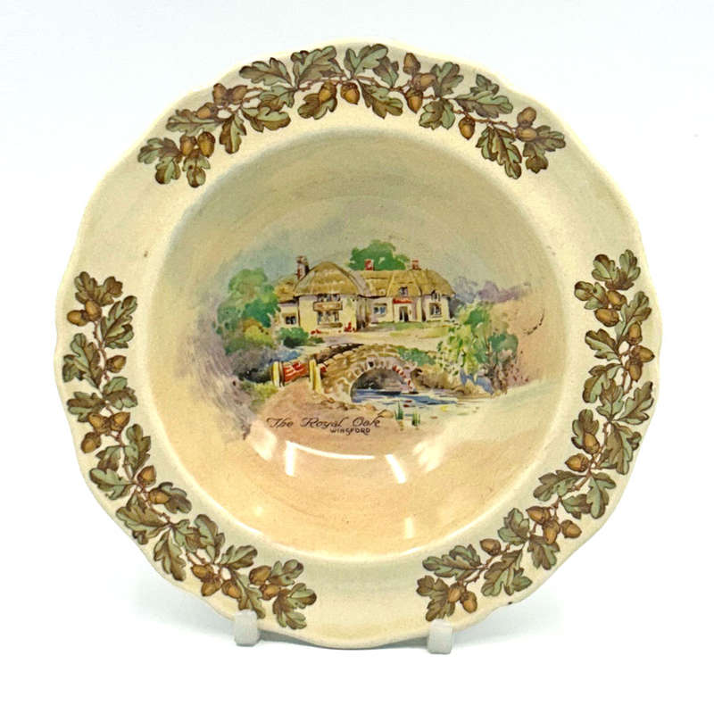Royal Doulton Old English Inns Dessert Bowl The Royal Oak