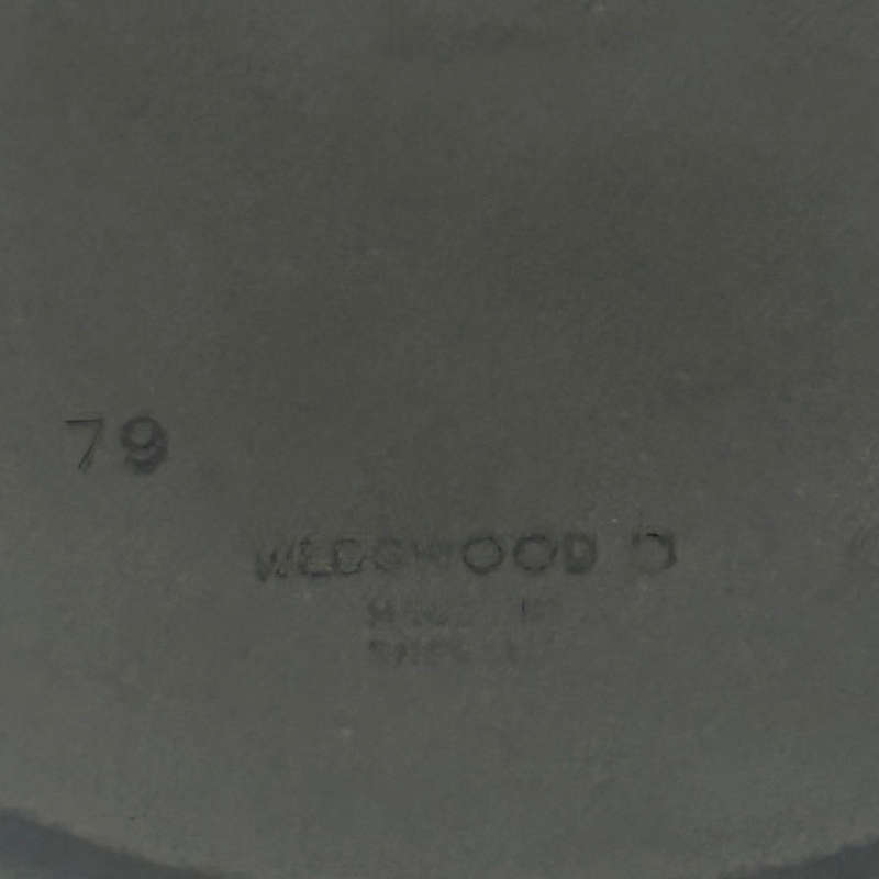 Wedgwood Black Basalt Egyptian Trinket Box and Cover 20th