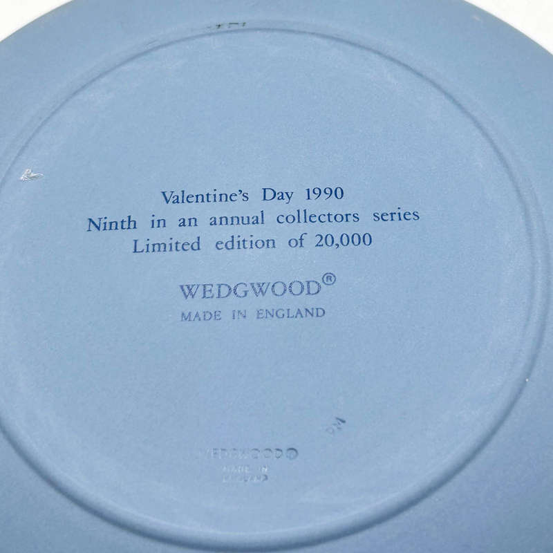 Wedgwood Jasperware Limited Edition Valentines Plate 1990
