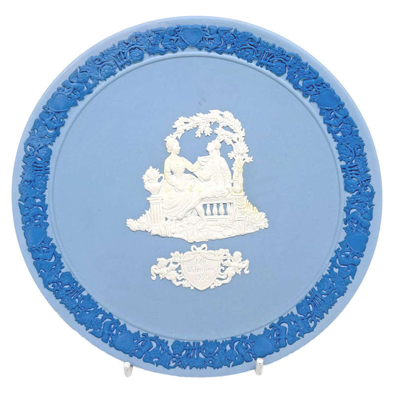 Wedgwood Jasperware Limited Edition Valentines Plate 1990