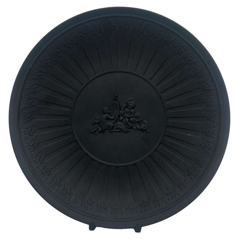 Wedgwood Black Basalt Infant Academy Wall Plate
