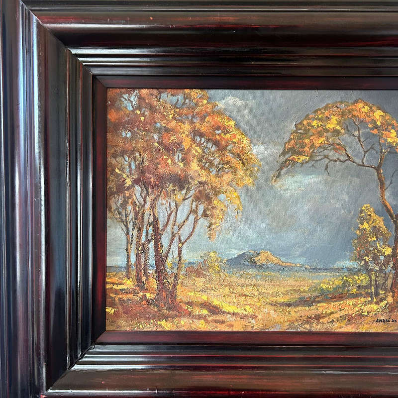 André de Beer Landscape Scene