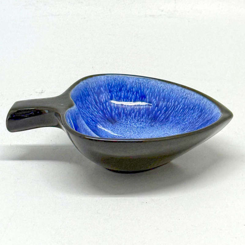 Kalahari South African Pottery Purple Glaze Dish