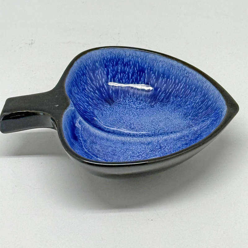 Kalahari South African Pottery Purple Glaze Dish