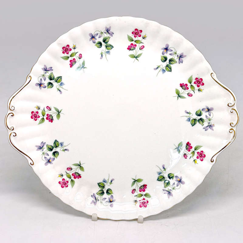 Royal Albert Montrose Tab Handle Cake Plate Keswick