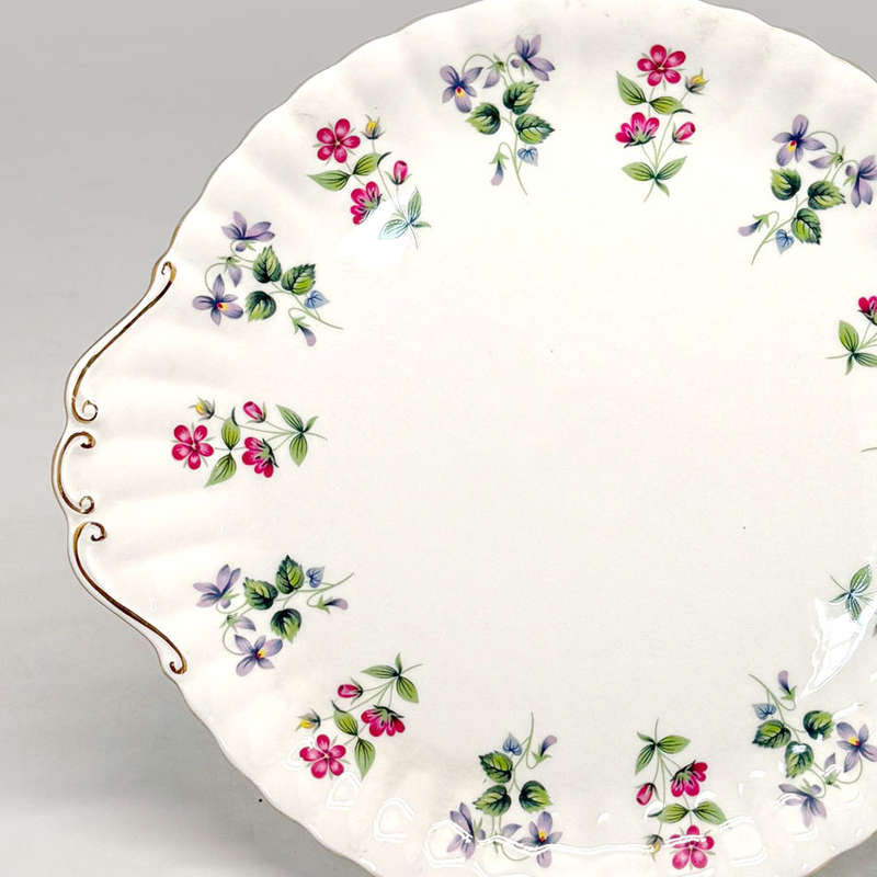 Royal Albert Montrose Tab Handle Cake Plate Keswick