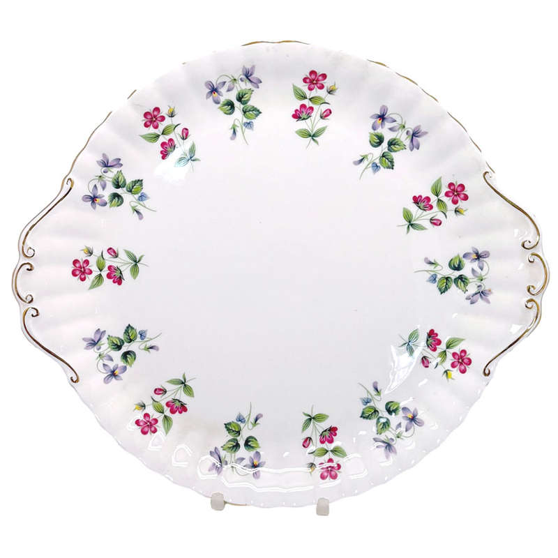 Royal Albert Montrose Tab Handle Cake Plate Keswick