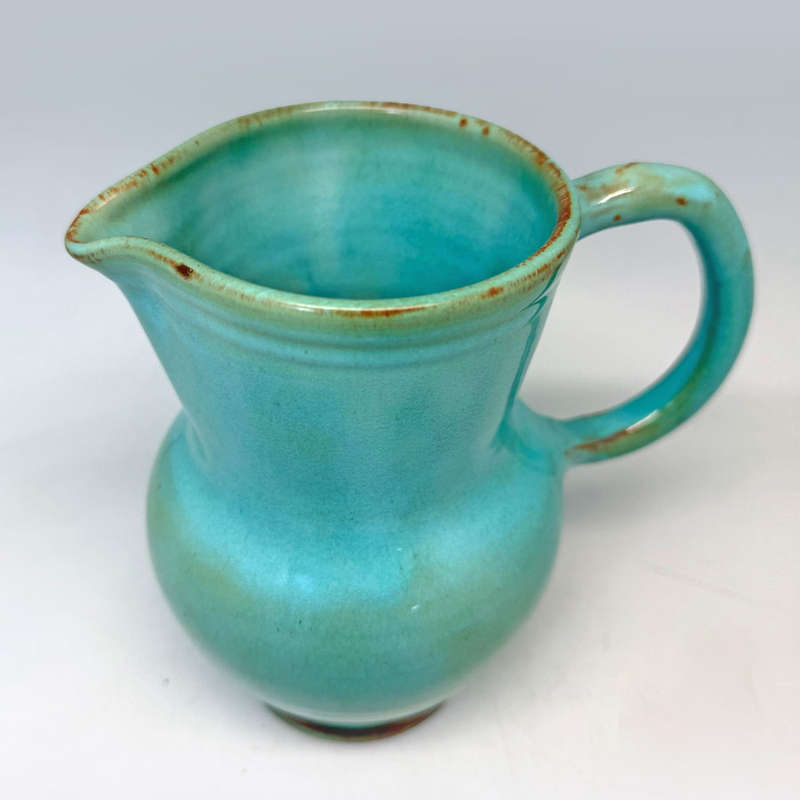 Linnware South African Pottery Celadon Blue Glaze Jug