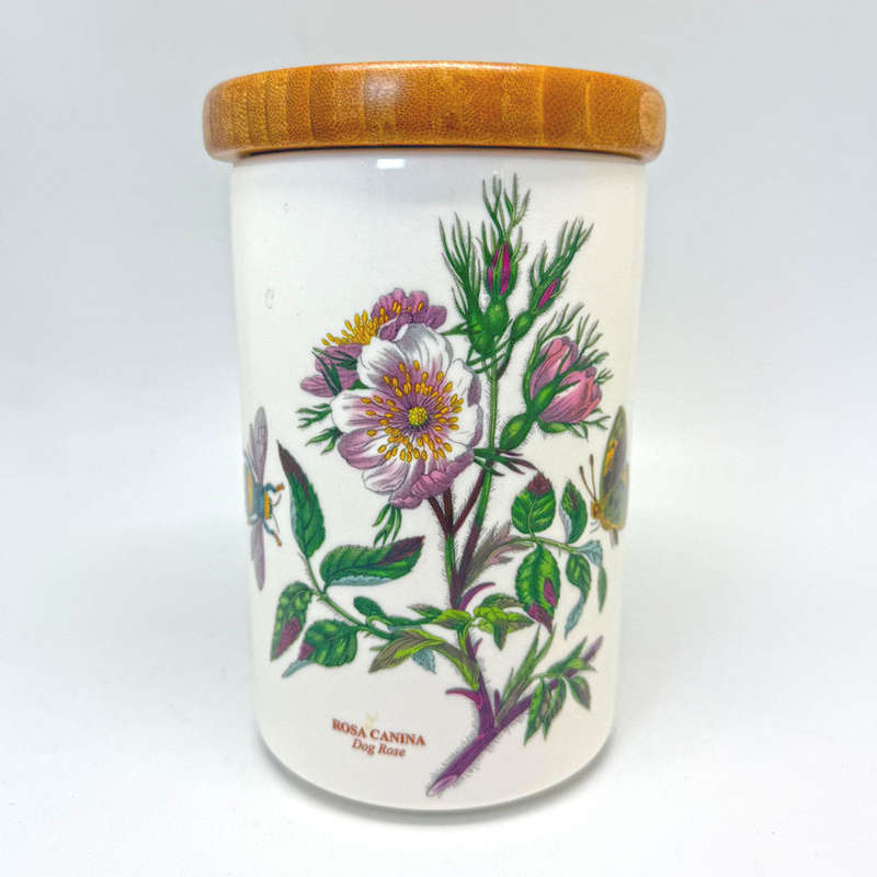 Portmeirion Botanic Garden Dog Rose Lidded Canister