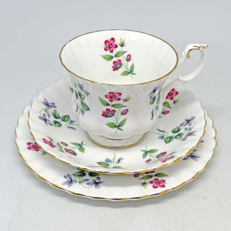 Royal Albert Montrose Tea Trio Keswick