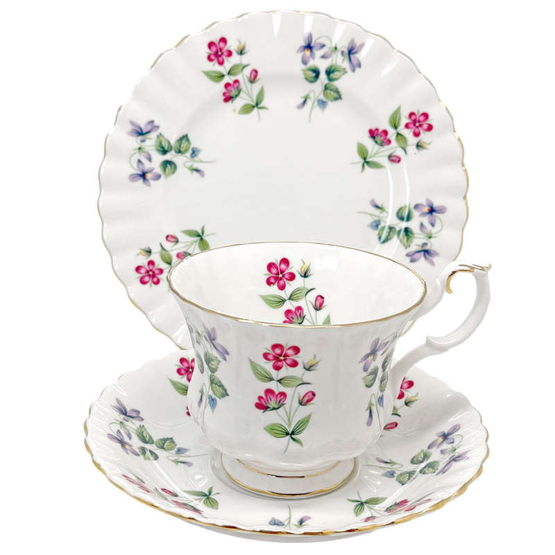 Royal Albert Montrose Tea Trio Keswick