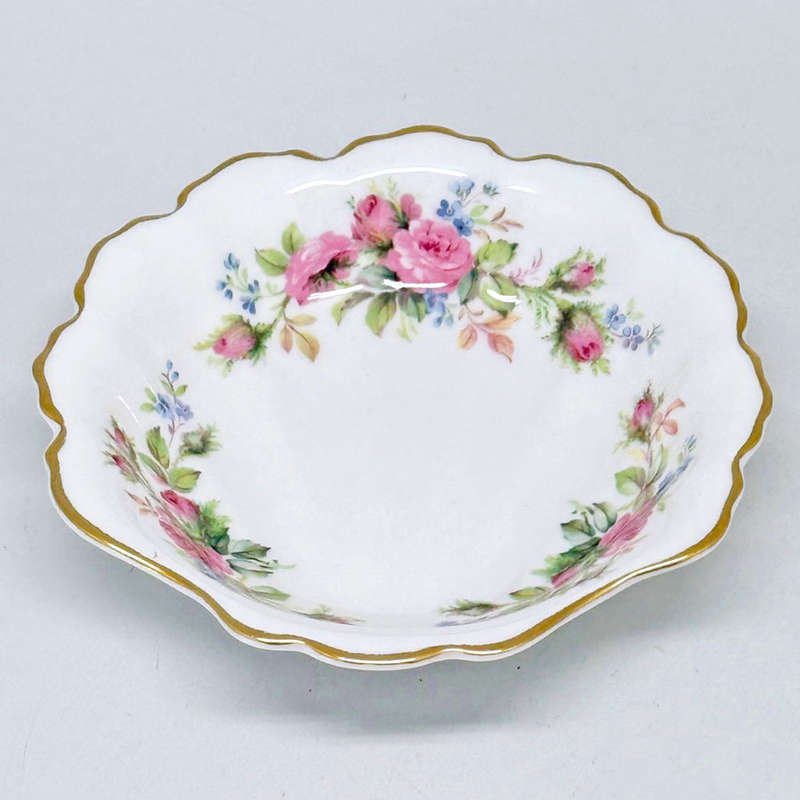 Royal Albert Moss Rose Shell Shape Dish