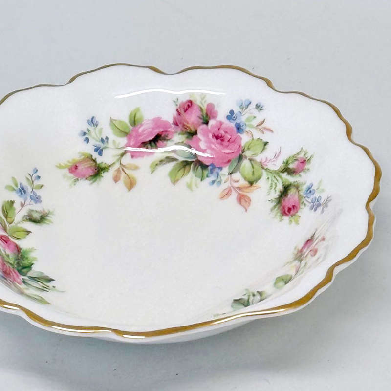 Royal Albert Moss Rose Shell Shape Dish