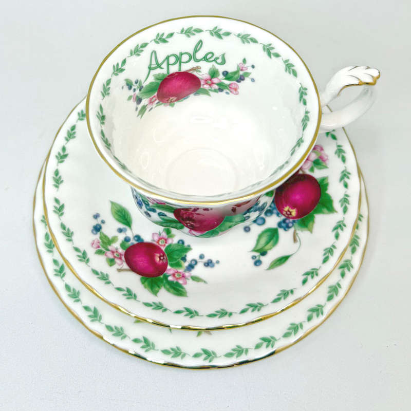 Royal Albert Tea Trio Apples