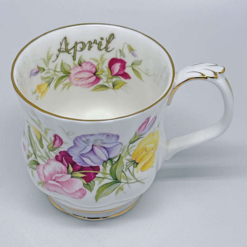 Royal Albert April Coffee Mug Flowers Of The Month