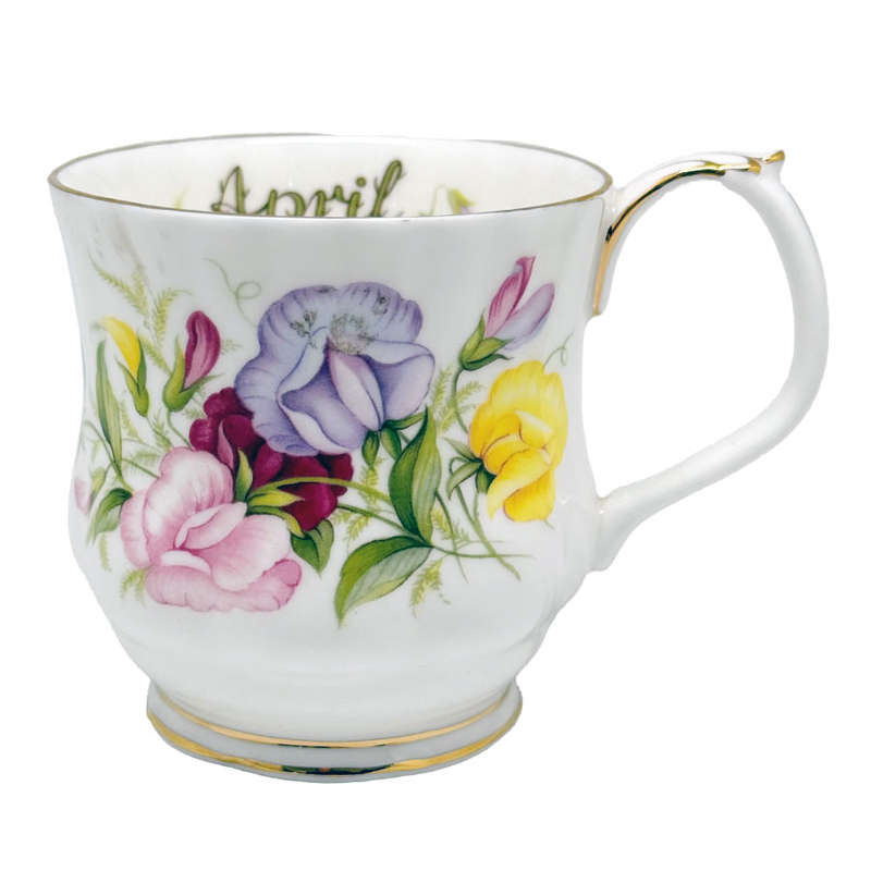 Royal Albert April Coffee Mug Flowers Of The Month